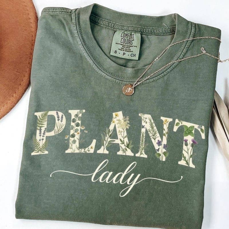 Plant Lady Eco-Friendly Graphic T-Shirt for Women