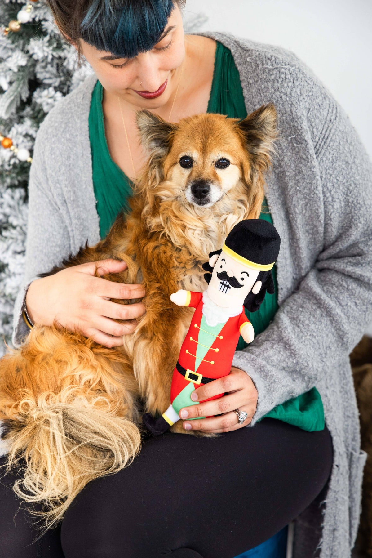 Plush Dog Toy, Muttcracker, Christmas & Holiday Gift