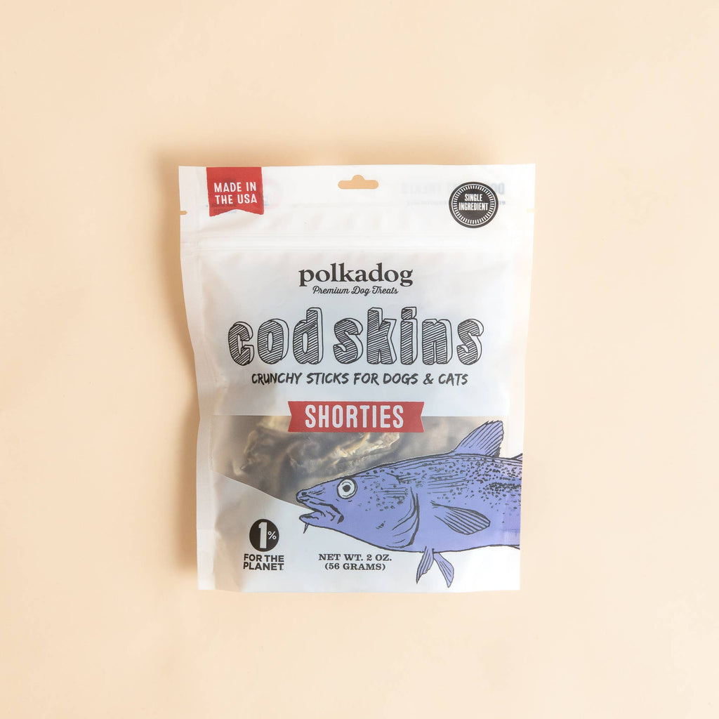 Cod Skin Shorties - 2oz - Dog Treats