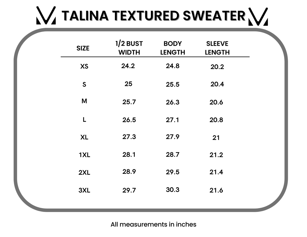 IN STOCK Talina Textured Sweater - Olive FINAL SALE