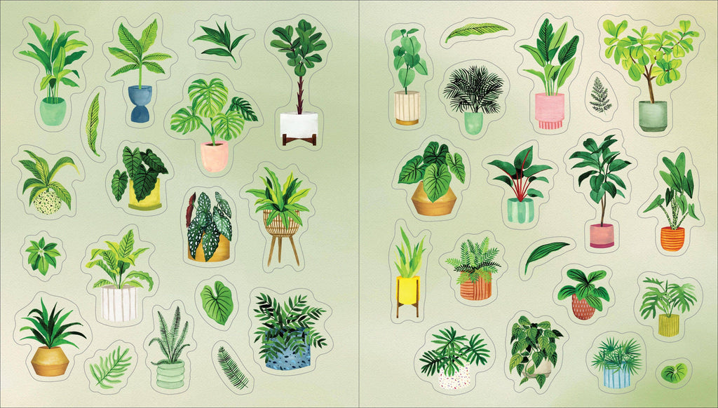 A Plant Lover's Sticker Book