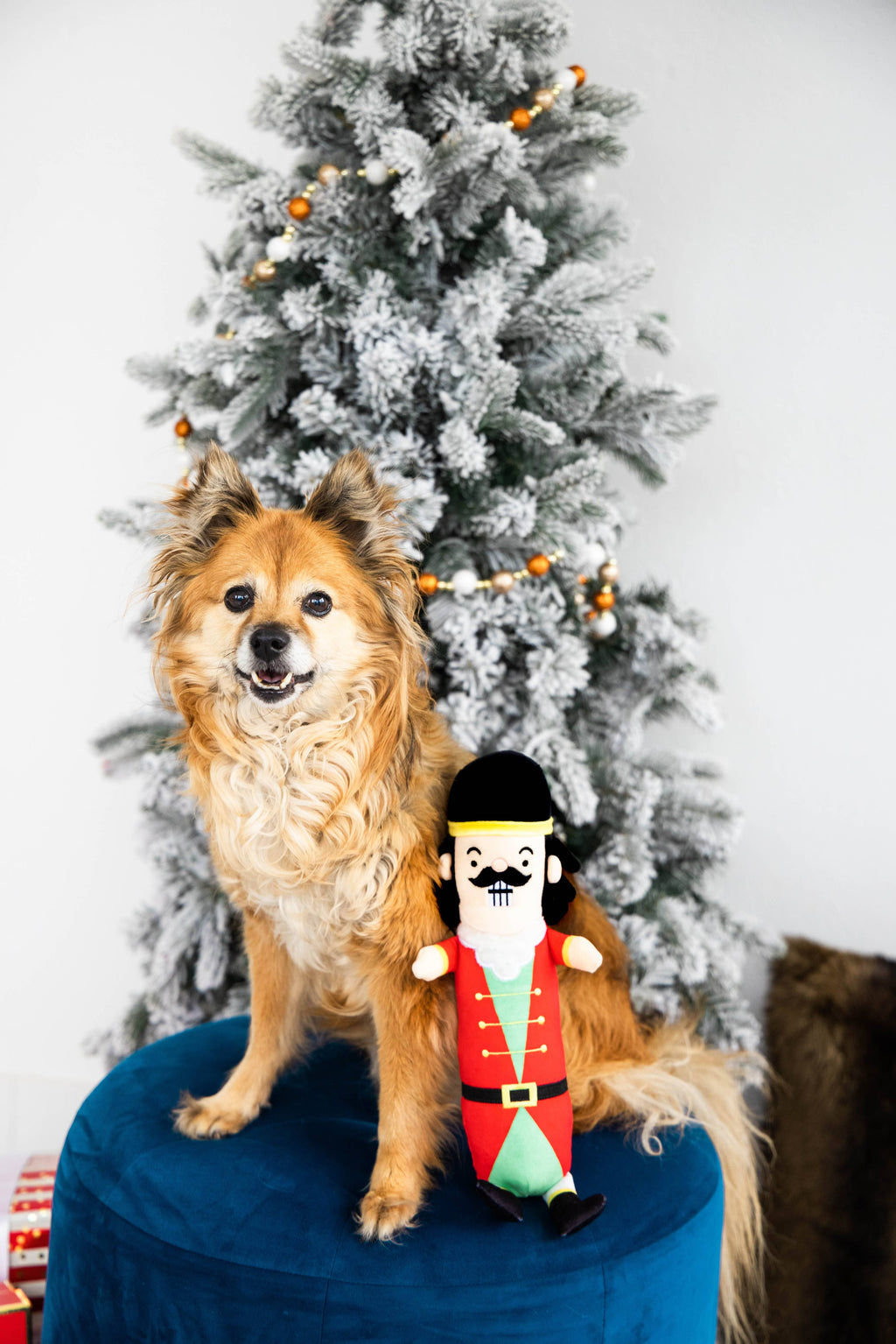 Plush Dog Toy, Muttcracker, Christmas & Holiday Gift