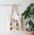 Pretty Flowers Canvas Tote Bag