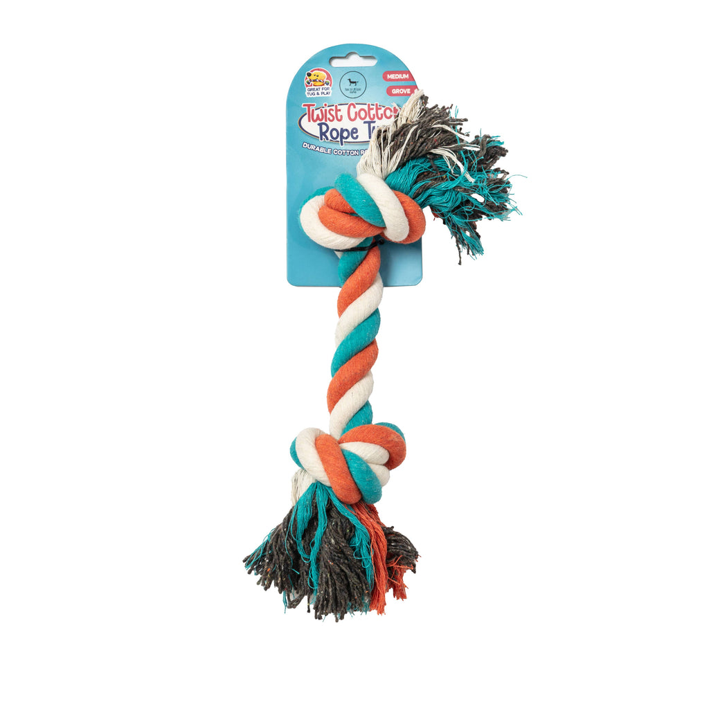 Twist Cotton Rope Tug - Grove