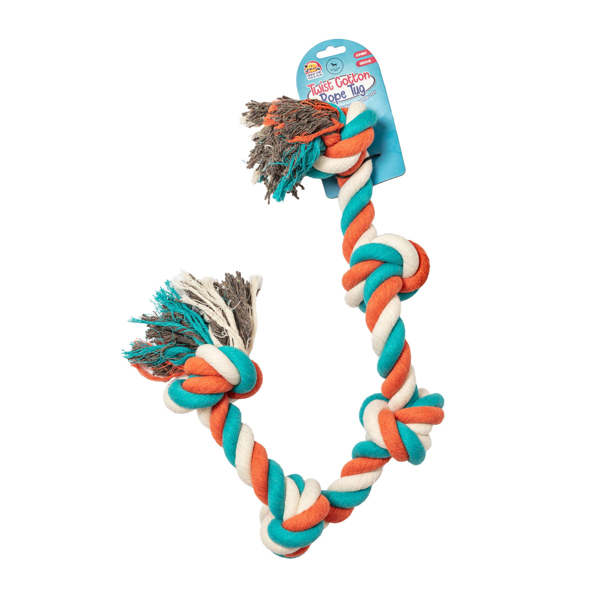 Twist Cotton Rope Tug - Grove