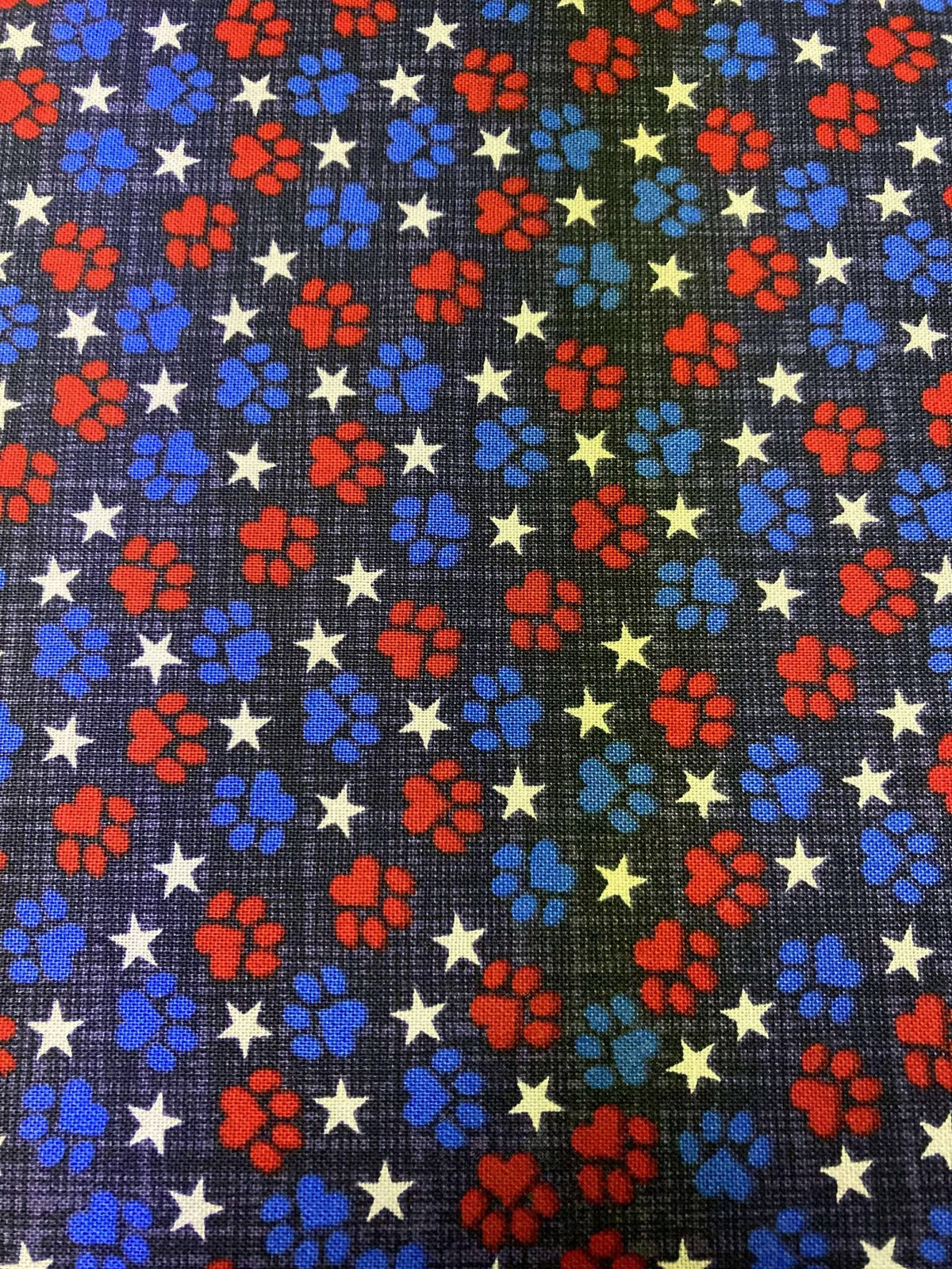 Patriotic Tie-On Dog Bandanas Retail-Ready