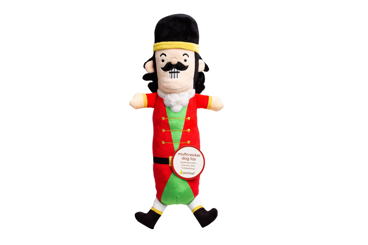 Plush Dog Toy, Muttcracker, Christmas & Holiday Gift