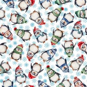 Winter Snowflake Tie-On Dog Bandana Retail-Ready