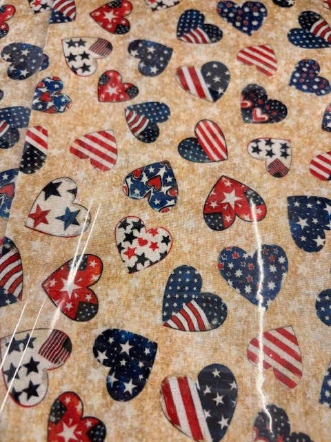 Patriotic Tie-On Dog Bandanas Retail-Ready