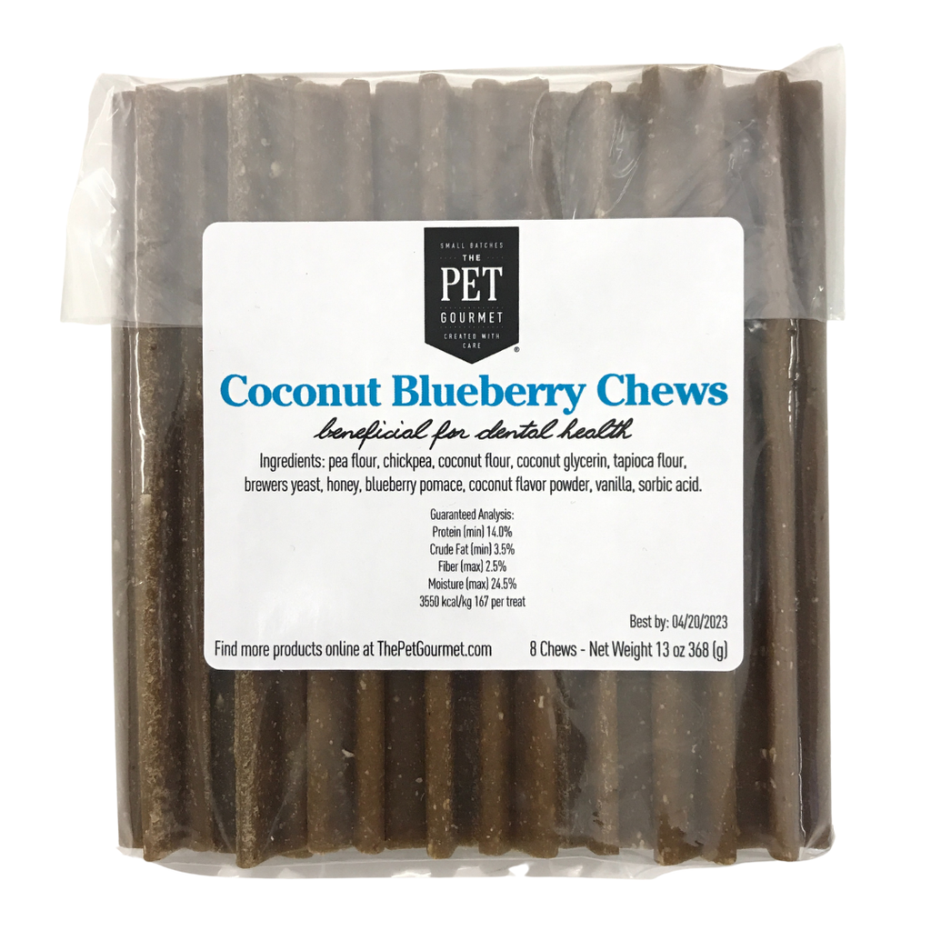 Coconut Blueberry Chew 8 pack (case of 10)