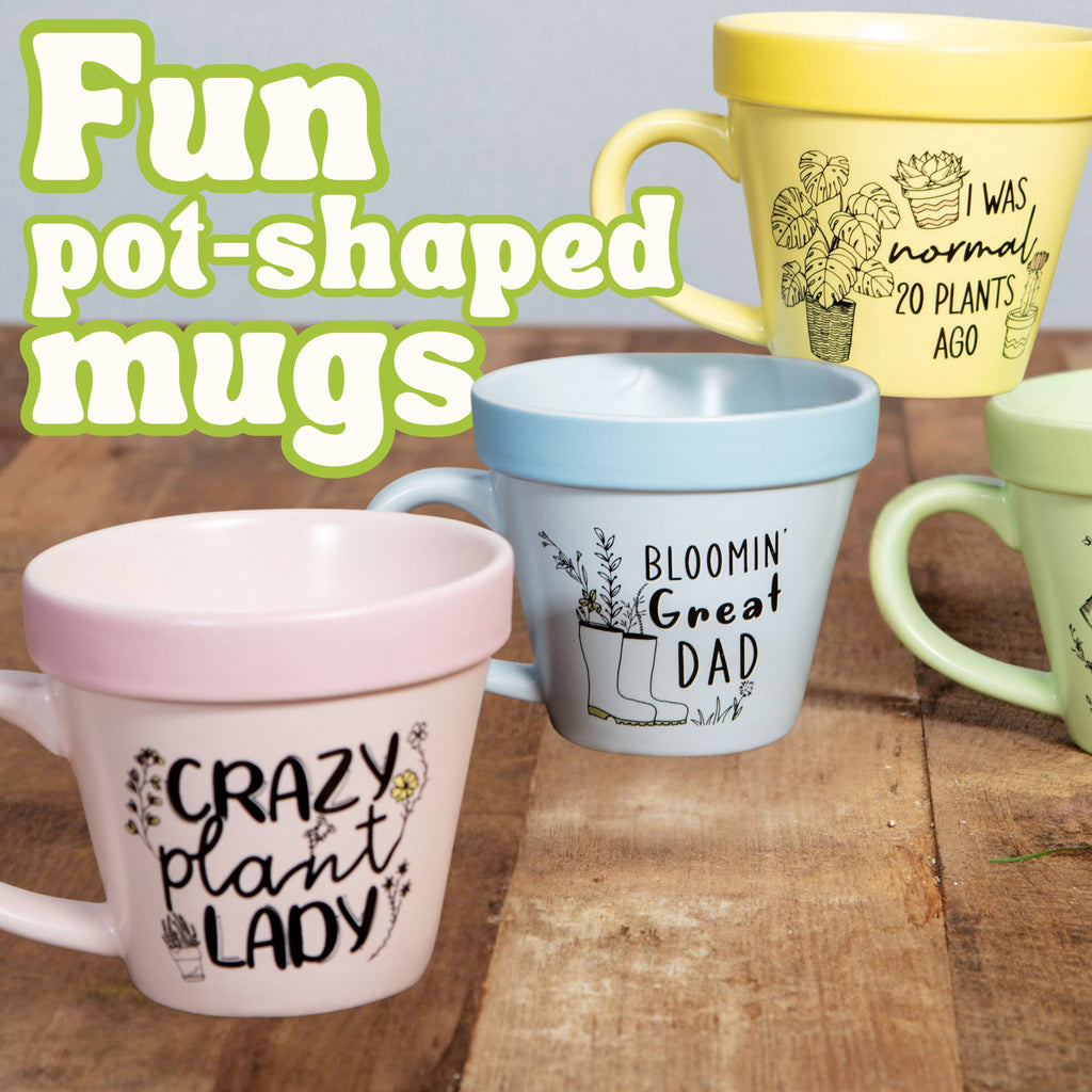Plant Pot Mug - Gardening Gifts for Plant Moms - Wet Plants