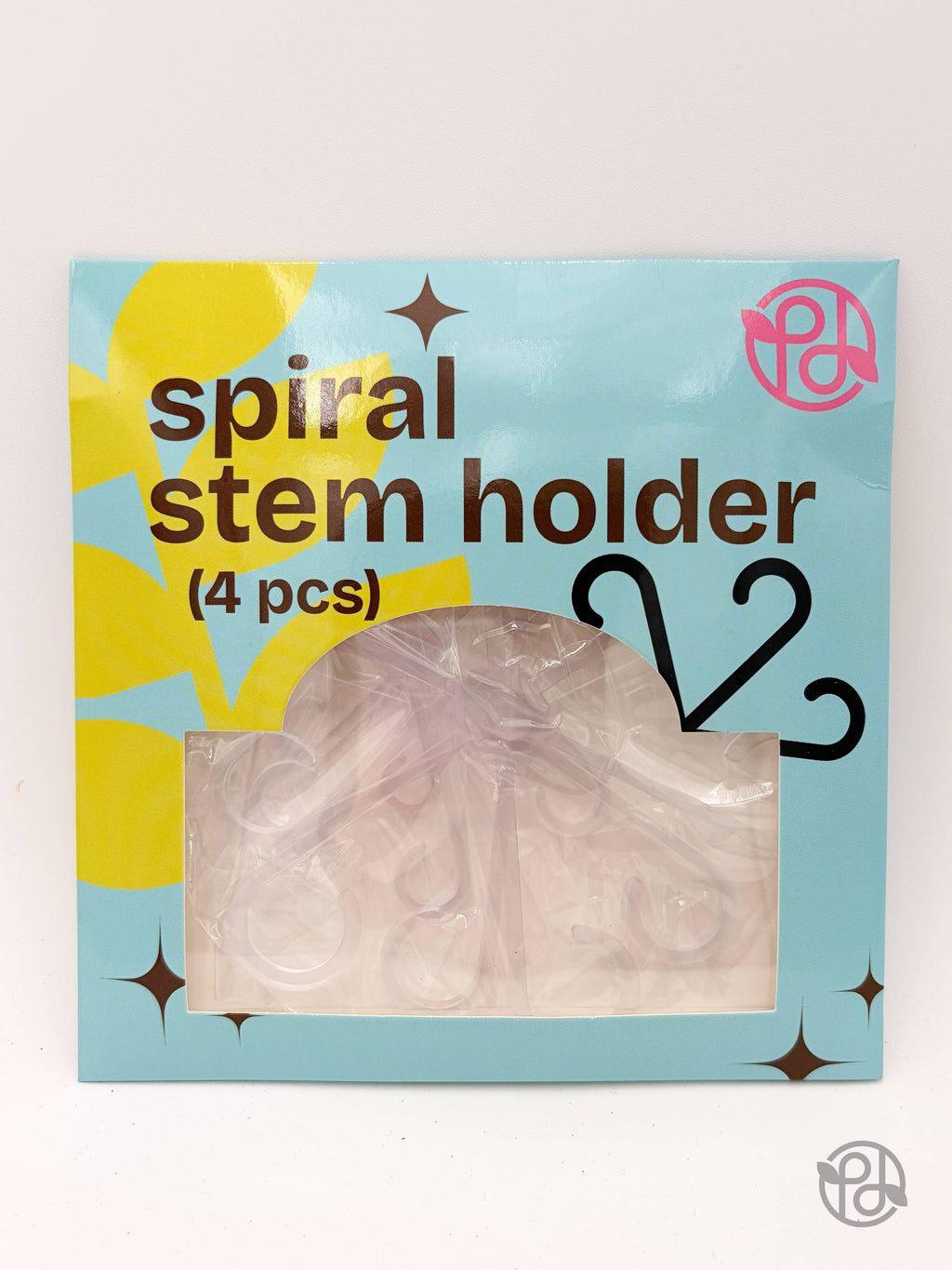 Spiral Stem Holder (Set of 4)