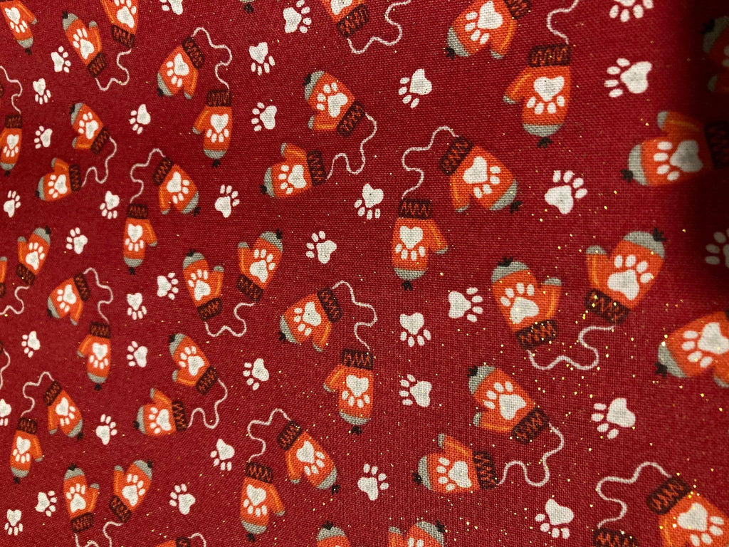 Winter Snowflake Tie-On Dog Bandana Retail-Ready