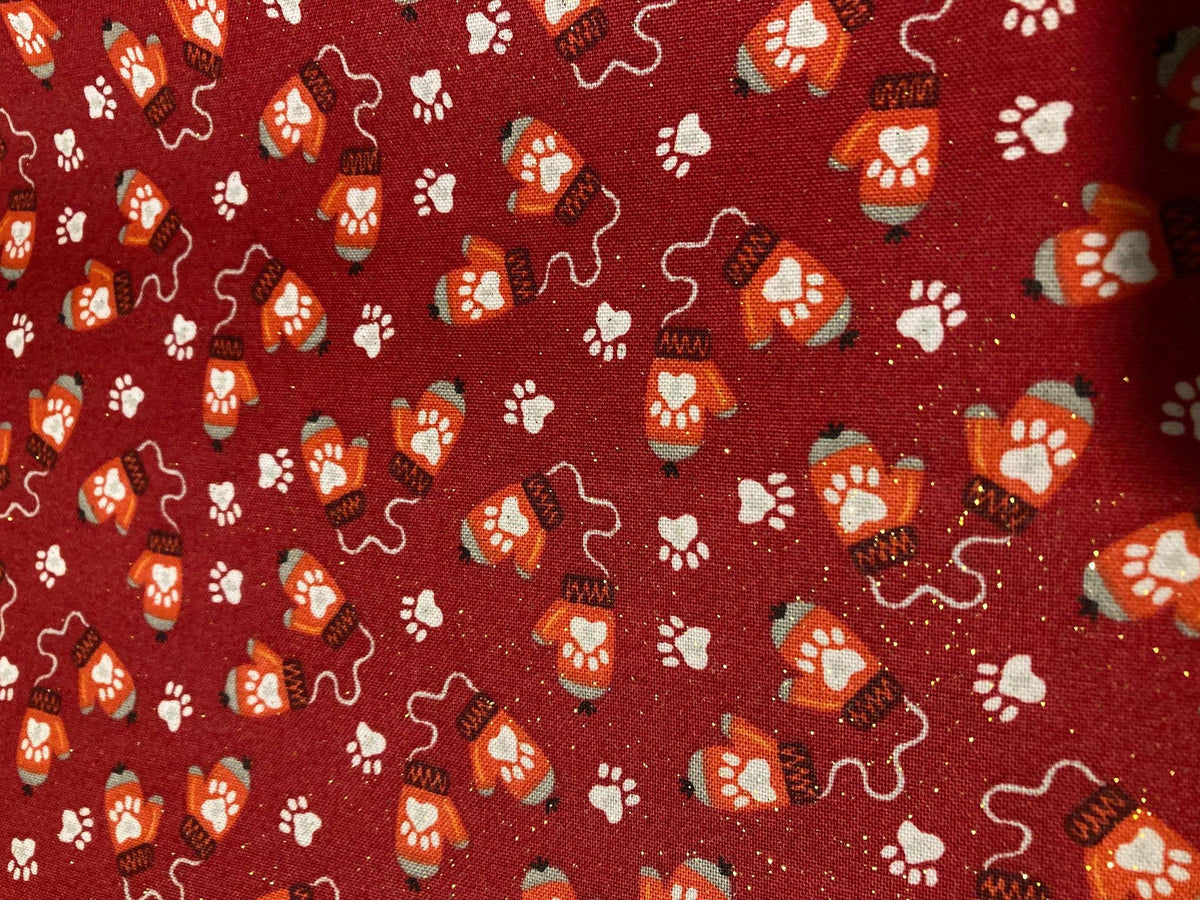 Winter Snowflake Tie-On Dog Bandana Retail-Ready