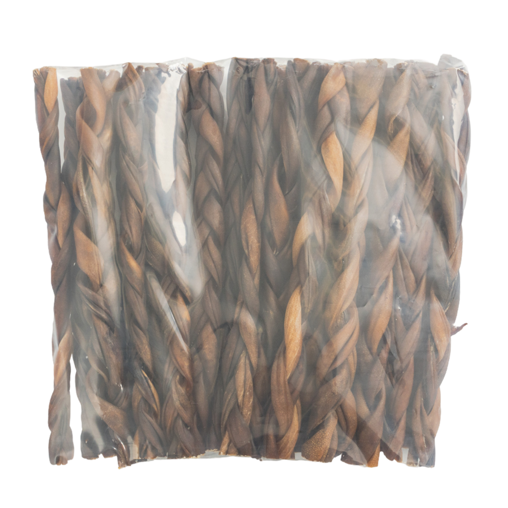 Braided Collagen Stick Dog Chews – 12” Jumbo (15/Bag)