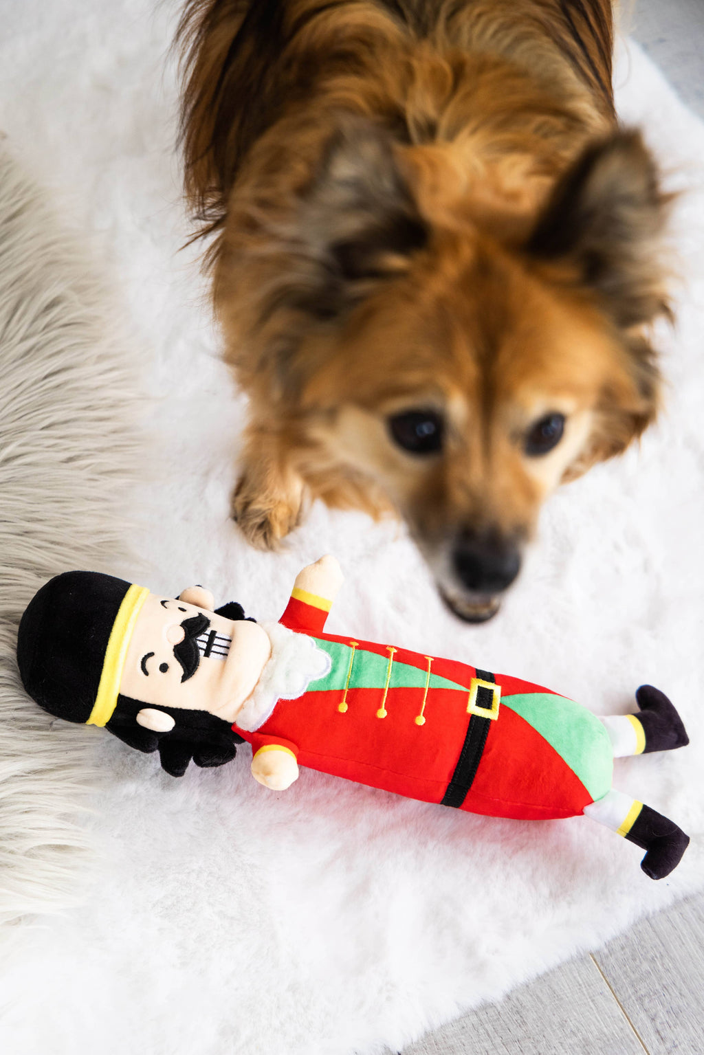 Plush Dog Toy, Muttcracker, Christmas & Holiday Gift