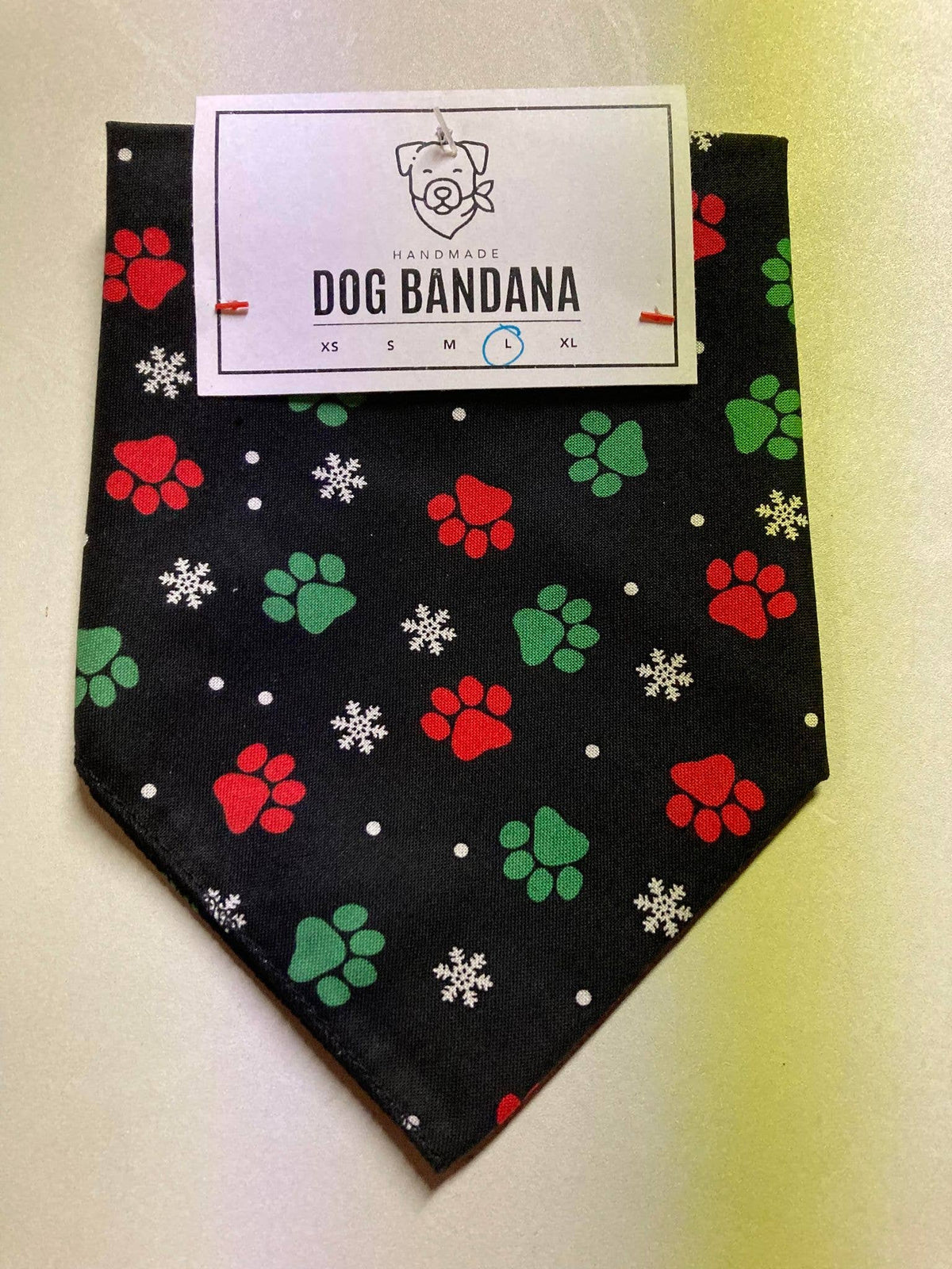 Christmas Tie-On Dog Bandana - Retail-Ready