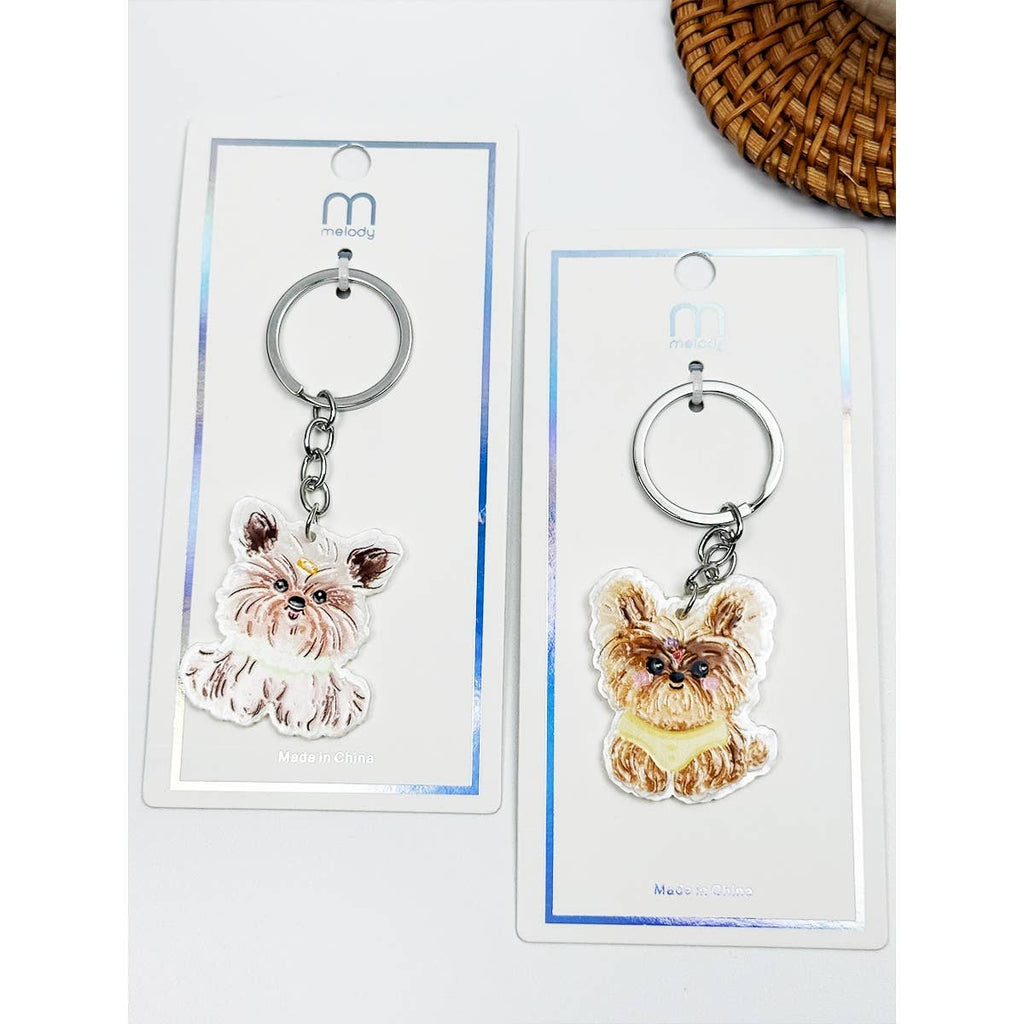 Adorable Puppy Sketch Keychain
