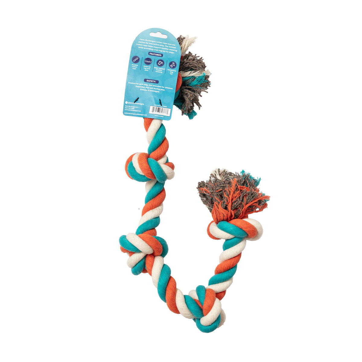 Twist Cotton Rope Tug - Grove